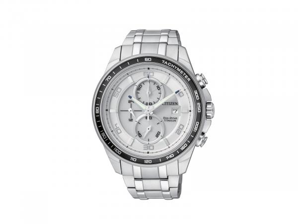 CA0340-55A - Citizen SUPER Titanio Crono 43MM Argento